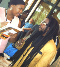Half Pint in a pre-show Interview 